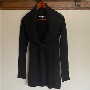 Vince Black Shawl Collar Cardigan (or Sweater Coat)